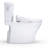 TOTO® WASHLET®+ Aquia IV® Cube Two-Piece Elongated Dual Flush 1.28 and 0.9 GPF Toilet with S2 Bidet Seat, Cotton White - MW4363346CEMFGN#01