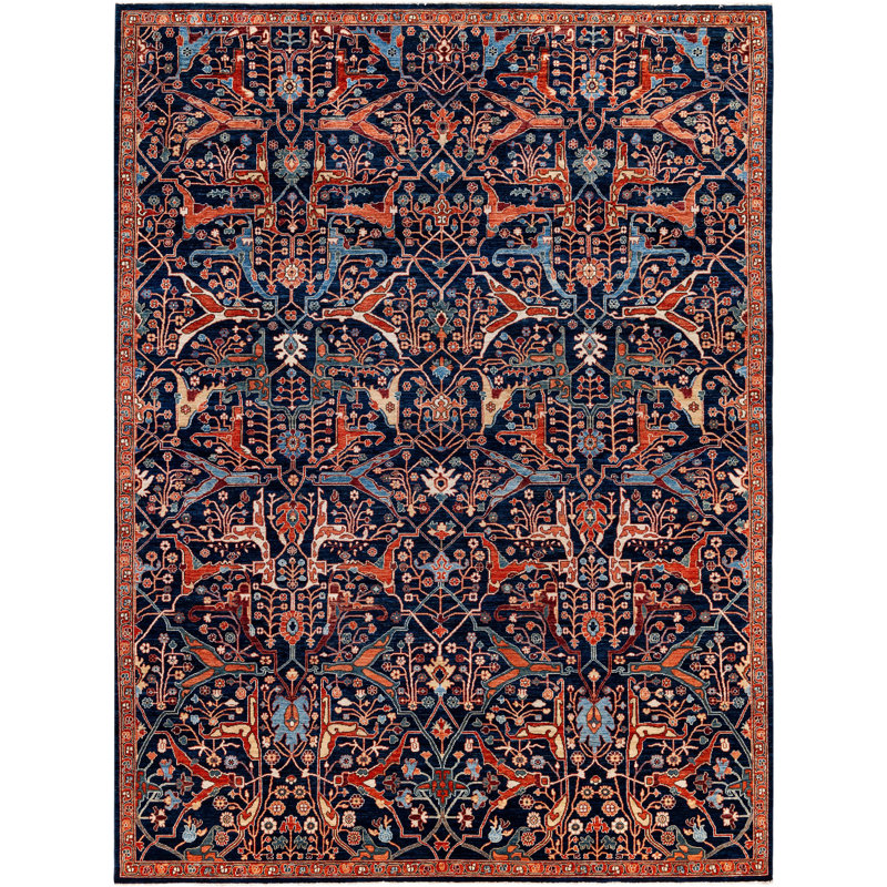 Serapi One-of-a-Kind 8' 11" X 11' 10" Hand Knotted Area Rug