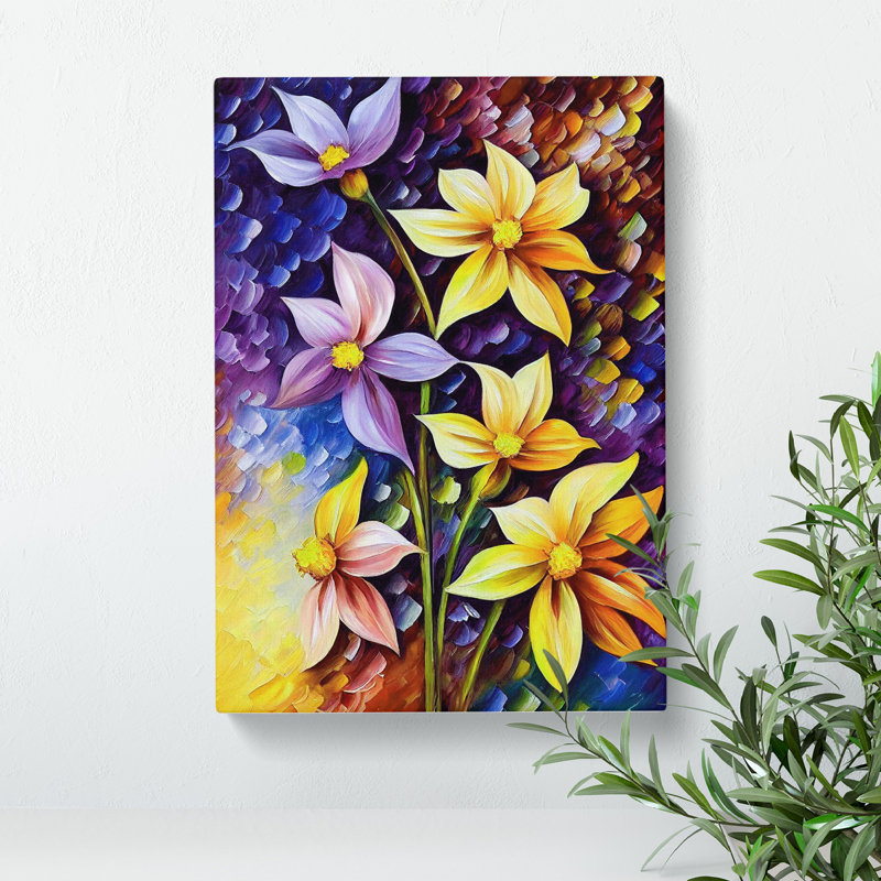 Bunch Of Flowers No.5 - Wrapped Canvas, 50cm H x 35cm W x 3cm D