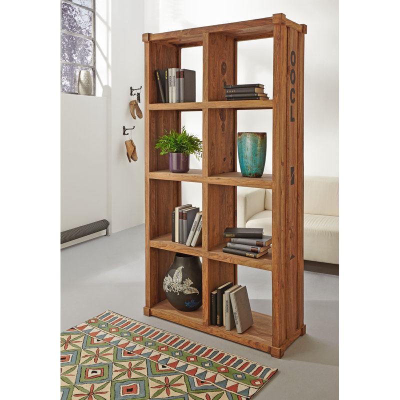 Hardeman 178cm H x 90cm W Solid Wood Standard Bookcase