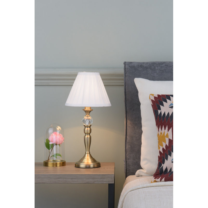 Mccraney Metal Table Lamp, Antique Brass