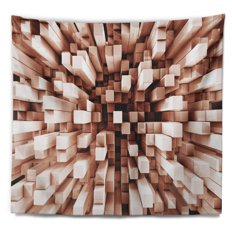 Polyester Tapestry, 50" H x 60" W