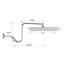 Pomme de douche carrée de 12 po avec bras ajustable - Fabrication en acier inoxydable, autonettoyante, accessoire de salle de bain Douche de pluie de 12 po en acier, couverture complète du corps, fixation murale