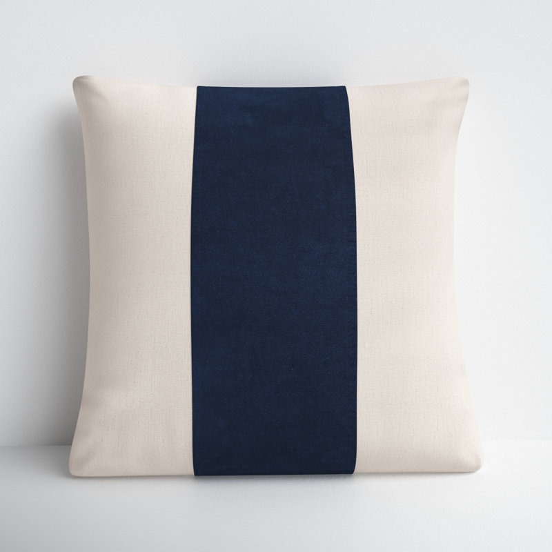 Kat Striped Cotton Throw Pillow
