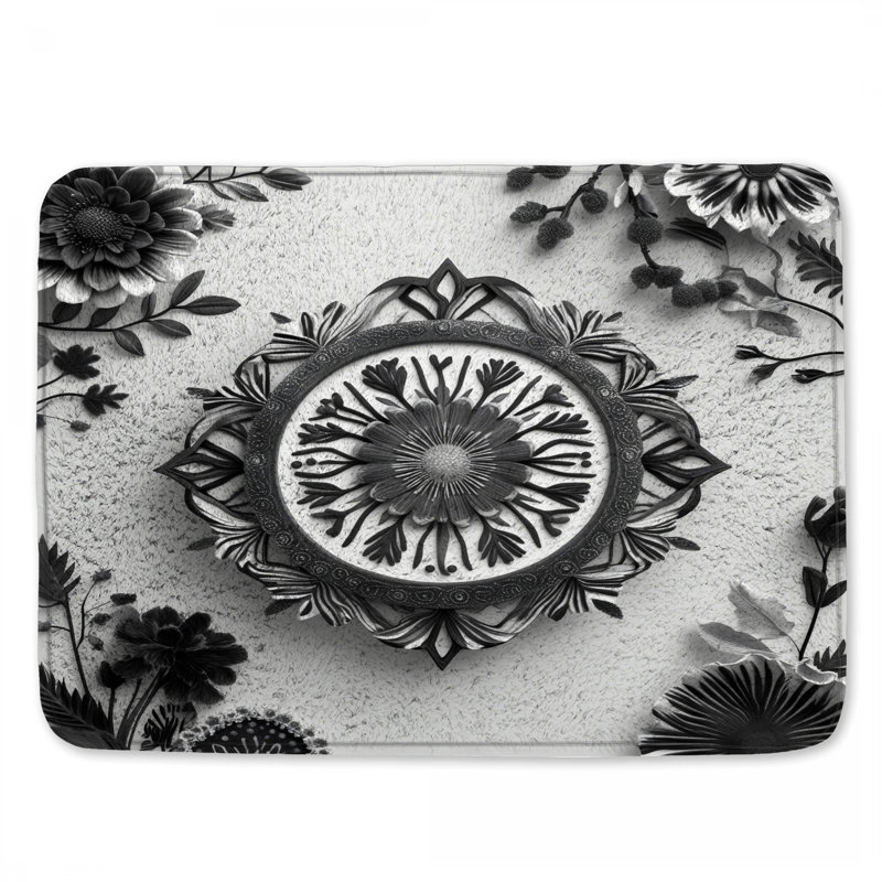 Tapis de bain Mandala, L 24 po x L 17 po