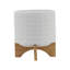 PLATEAU DE CHEVRONS AVEC SUPPORT, BLANC-572318304