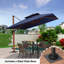 Parasol de luxe carré Rejane-1484689449
