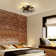 20.4" Bloneva Farmhouse Caged Ceiling Fan with Light Kit and Remote Control Included