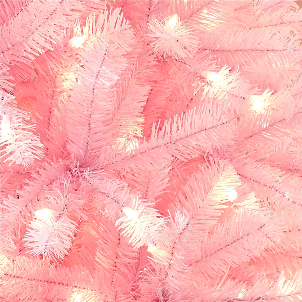 Pre-Lit Fir Artificial Christmas Tree, 7.5'