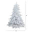 7 pi Arbre de Noël artificiel épinette blanc pré-éclairé avec 440 lumières DEL changeantes