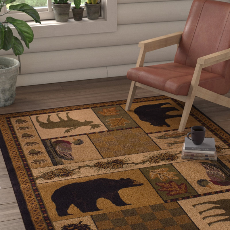 Sayre Animal Print Indoor Rug, Rectangle 5'3" x 7'2"