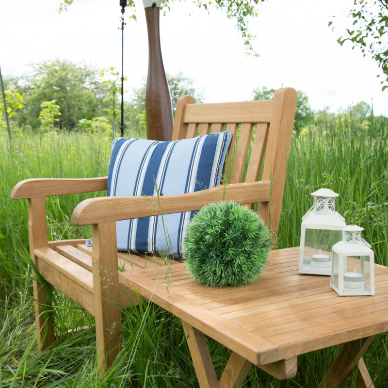Outdoor Square Teak Side Table
