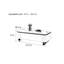 Table basse avec rangement en pierre micro-cristalline