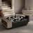 Picture Color Stone Rectangular&Round Coffee Table Sets