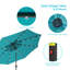 Parasol d'extérieur à DEL 9 pi pour terrasse, bord de piscine et patio Kanila-974534575