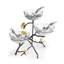 Butterfly Ginkgo Triple Bowl Set with Spoons