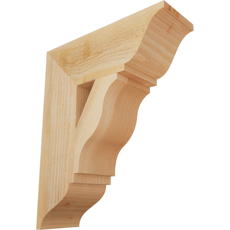 Support traditionnel Funston, H 22 po x l 6 po x P 18 po, Douglas, Scié brut