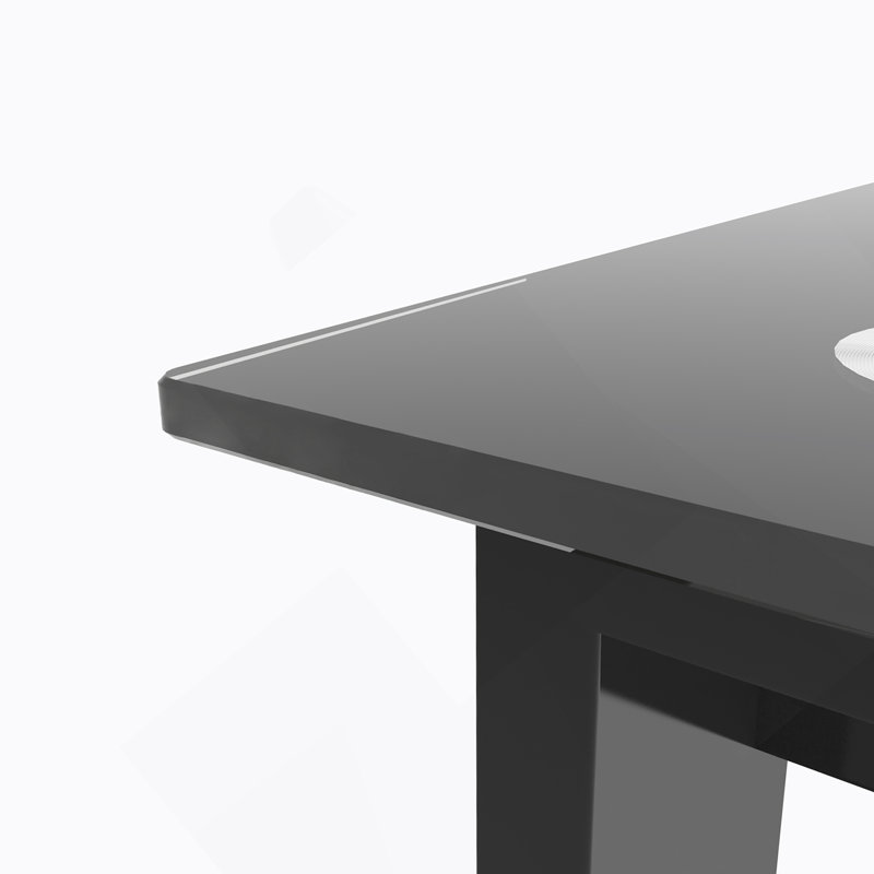 Table de salle à manger moderne, H 29,61 po x l 47,3 po x P 27,6 po