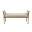 Banc d'appoint avec coussin de siège rembourré
