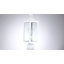 Tête de lampadaire d'extérieur 1 lumière Topawa avec abat-jour en verre transparent Topawa-287395707-287395705