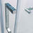 56-60"W X 75"H Semi-Frame Single Sliding Shower Door, 304 Stainless Steel In Brushed Nickel, 5/16" (8Mm) Thick SGCC Tempered Clear Glass-123210282