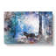 Wolf in a Magical Forest in Abstract - Wrapped Canvas-55302560