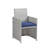 9Pcs Fabric & Wicker Bistro Set