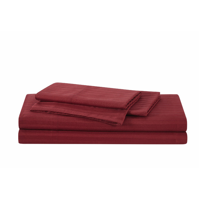 Ensemble de draps Royal Signature, Bourgogne, Ensemble de draps pour très grand lit divisé ave