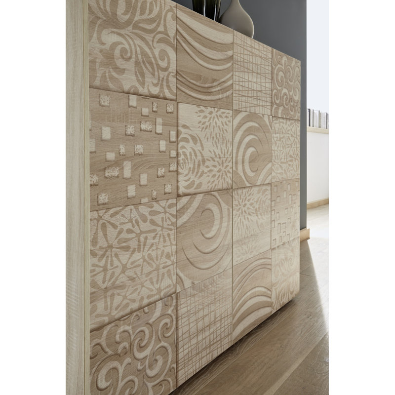 Johana 120cm Sideboard, Light Oak