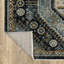 Tapis bleu / doré Hovis Southwestern-1667771701