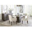 Meria Upholstered Parsons Chair in Beige
