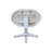  Wabash Solid Wood Extendable Pedestal Base Dining Table-1099323539