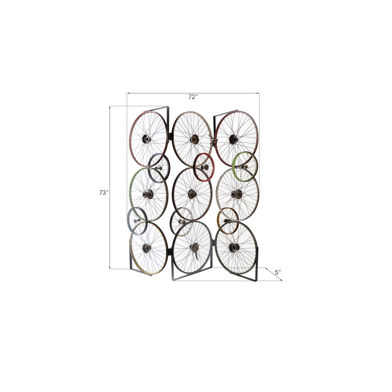 Seating 72" Screen Edging 3 - Panel Hanging Room Divider