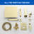 Ceiling Rain Shower System With Tub Spout 3 Function Shower Faucet Set Contain 12 Inch Shower Head And Handheld Shower Trim Kit Valve Cartridge Included-125491400