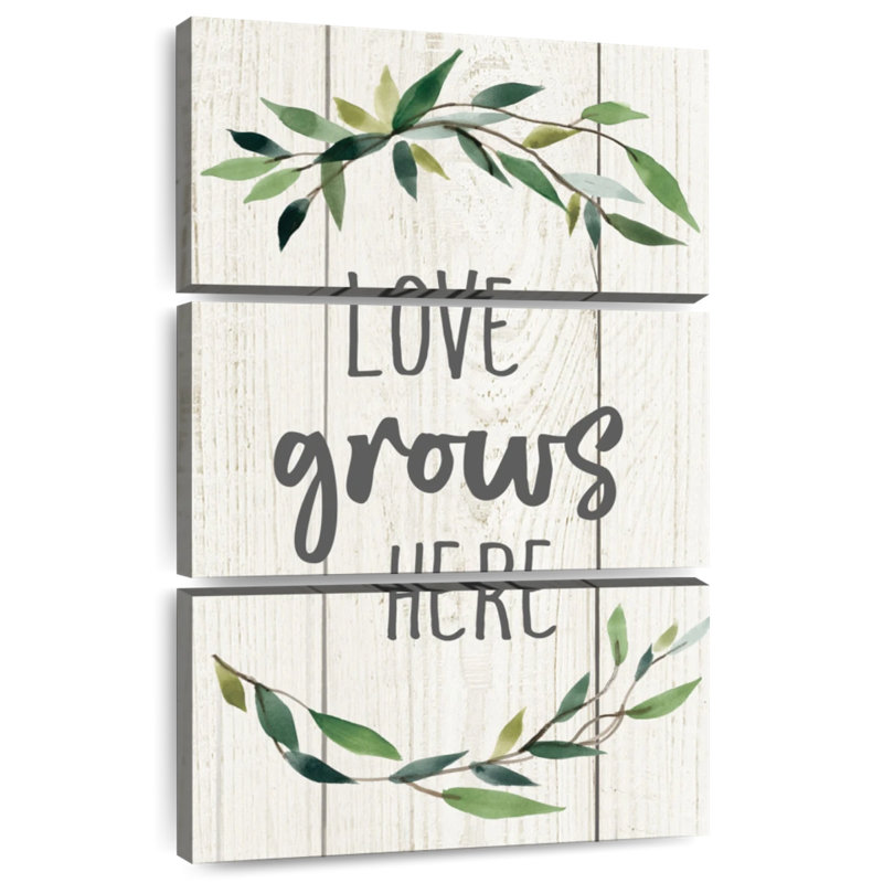 Plaque murale Kema Love Grows Here II