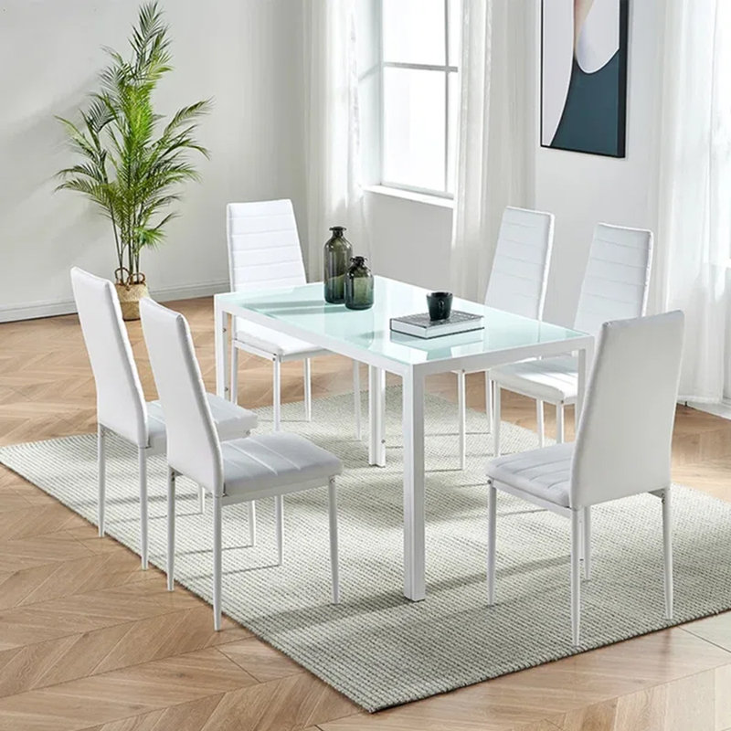 Renick Dining Set, White