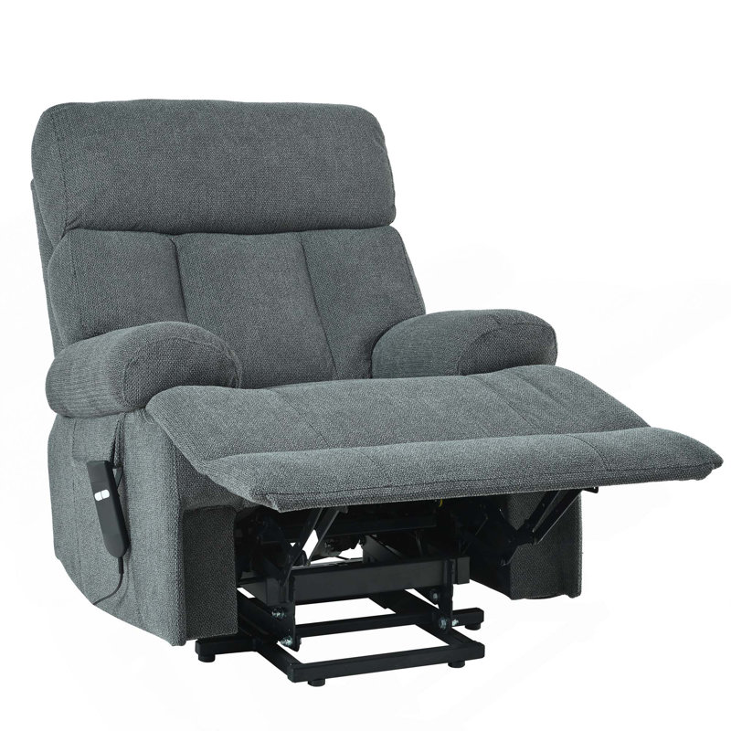 Fauteuil inclinable surdimensionné avec télécommande et poche latérale pour personnes âgées, personnes âgées et cinéma maison