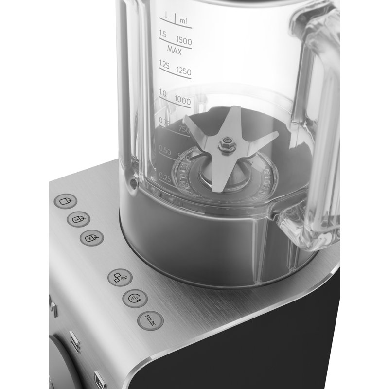 Smeg BLC02 High Performance Blender With Vacuum Pump, Matte Black