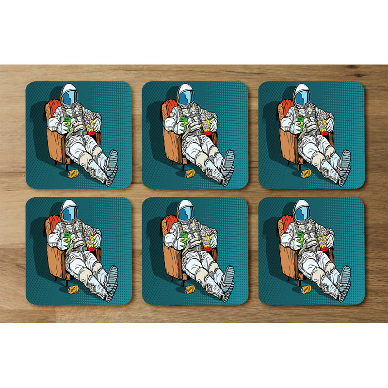 Square 6 Piece Coaster Set