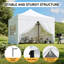 Pop Up Gazebo with Sides Waterproof Outdoor Canopy with Wheeled Carry bag Heavy Duty Instant Shelter for Garden Party BBQ-128881578-128881581