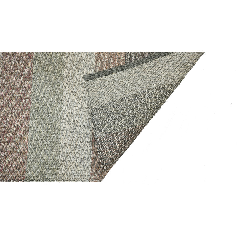 Petrin Rectangle 140 cm x 200 cm Striped Hand Woven Area Rug