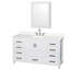 Sheffield 60" Freestanding Single Bathroom Vanity with Quartz Top with Medicine Cabinet-542304057-542304060-542269431