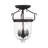 Husman Glass Semi Flush Mount-16518407-16518414