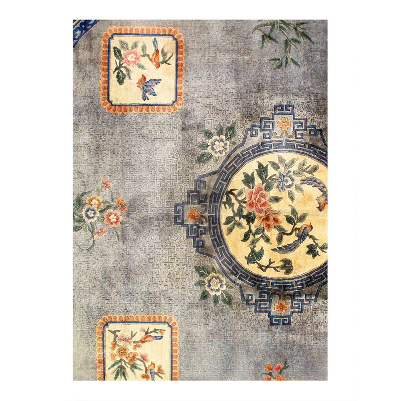 Antique Chinese Round Rug 12'x 12'