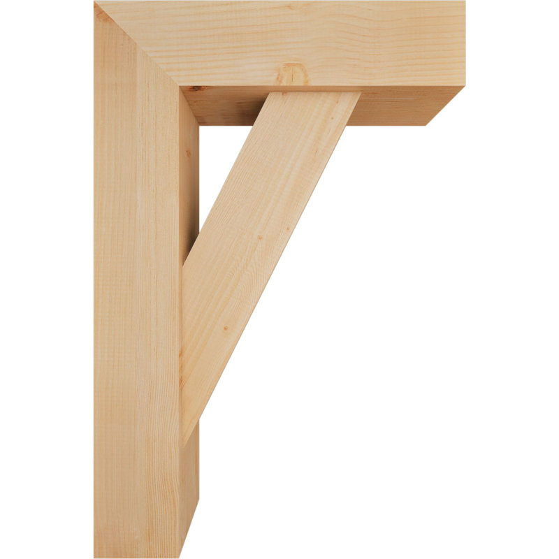 Support de bloc traditionnel avec entretoise décalée, 36 x 24, Sapin Douglas de l 7 1/2 (lisse)