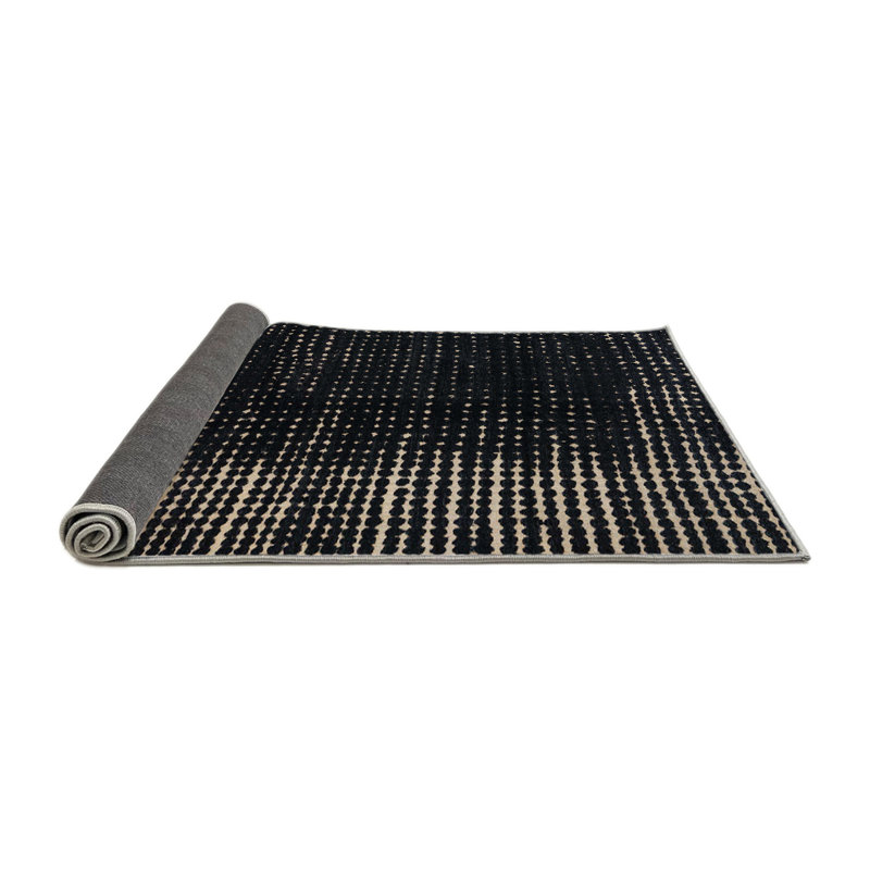 Tapis abstrait moderne 4895, Rond 8 pi
