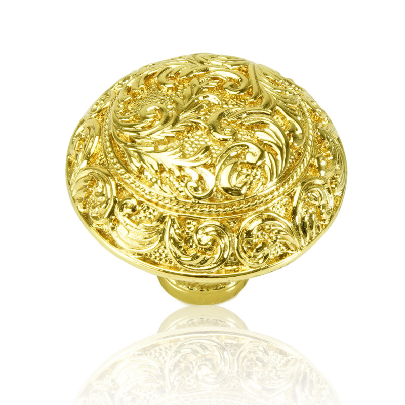 GLENDALE KNOB POLISH GOLD FINISH
