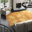 Brocade Floral Area Rug in Gold-40706152
