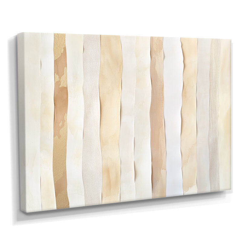 Abstract Wave Wall Art, Abstract Coastal Waves, Ocean Canvas Decor, H 34 po x l 44 po, Toile tendue