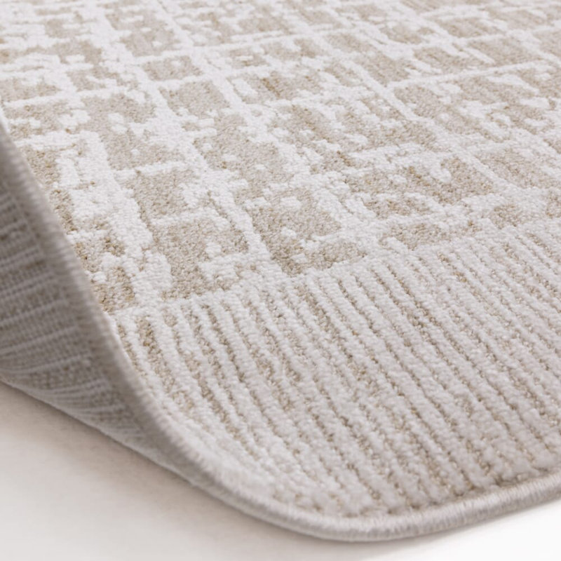 Abstract Area Rug, Grey, Rectangle 160 x 240 cm